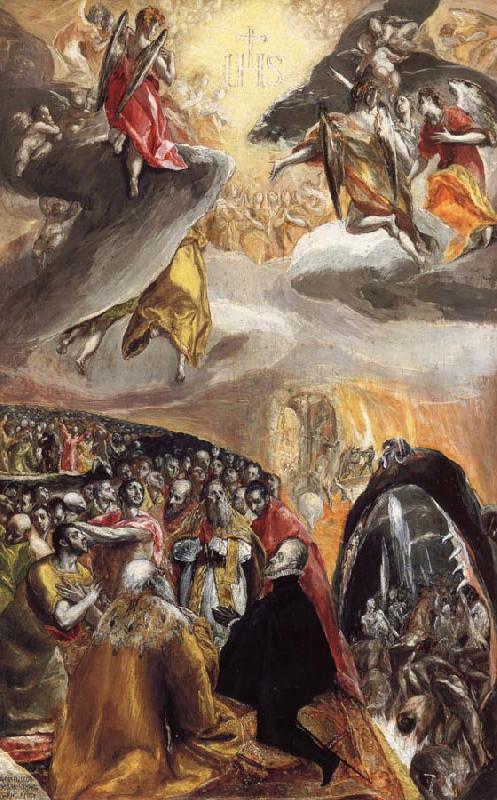 El Greco THe Adoration of the Name of Jesus oil painting picture